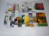 20 Luxe wenskaarten - 20 stuks - Condoleance -  Oprechte Deelneming -12 x 17 cm - Sterkte - Rouwkaarten -Wenskaarten met enveloppe