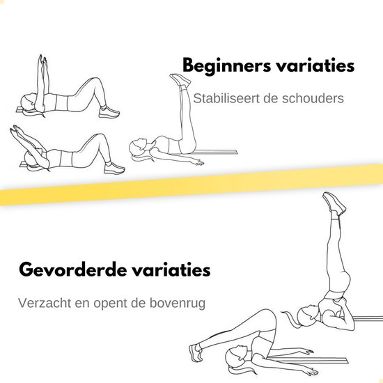 WOD Yoga Strip - Yoga Strip - Yoga Strip - Critical Alignment Strip - Posture Correction - Posture Corrector - Épaule Stretcher - Back Stretcher - Backstretcher