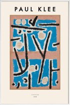 JUNIQE - Poster in kunststof lijst Klee - Untitled -20x30 /Blauw &