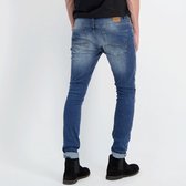 Cars Jeans - Heren Jeans - Lengte 34- Super Skinny - Damaged Look - Stretch - Aron - Dark Used