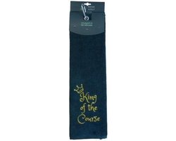 Nova Golf 'King Of The Course' Golfhanddoek - Groen Geel