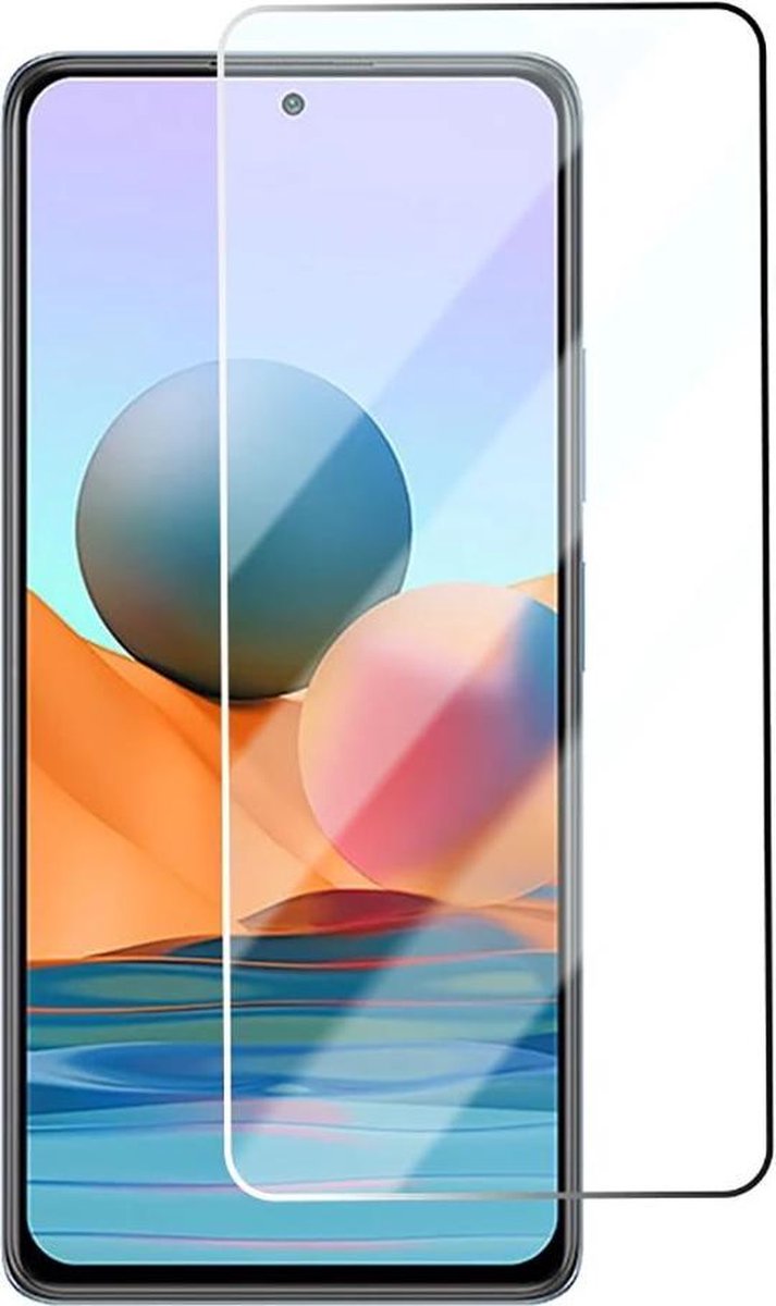 Shop4 - Xiaomi Redmi Note 10 5G Glazen Screenprotector - Gehard Glas Transparant