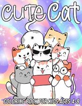 Cat Coloring Book for Kids Ages 4-8