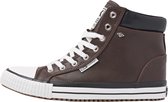 CEDER Heren sneakers hoog - Donker bruin - maat 43