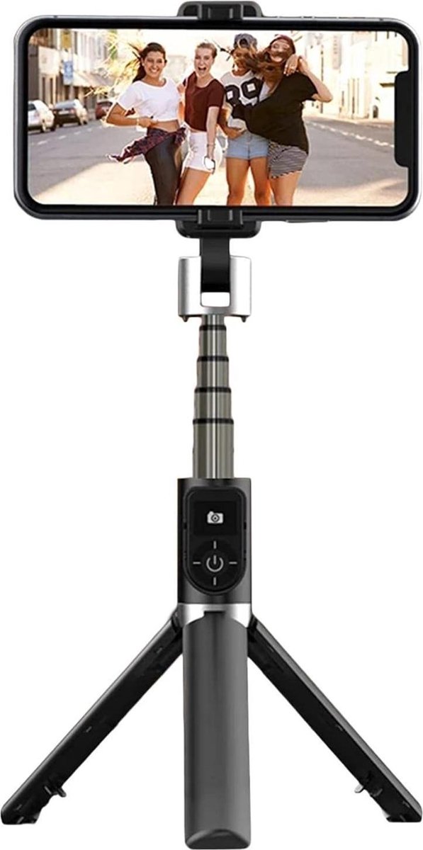 P70 Selfie Stok 360 ° Rotatie Uitschuifbare Bluetooth Selfie Stick Statief Met Draadloze Bluetooth En Statief