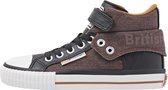 ROCO Jongetjes sneakers hoog - Donker bruin - maat 33