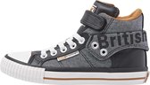 ROCO Jongetjes sneakers hoog - Zwart - maat 34