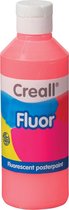 Creall 1 Fles Fluor - plakkaatverf  rood 250 Mililiter 02644