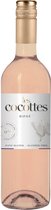 Rosé Alcoholvrije Biologische Wijn 3 flessen 75cl Les Cocottes