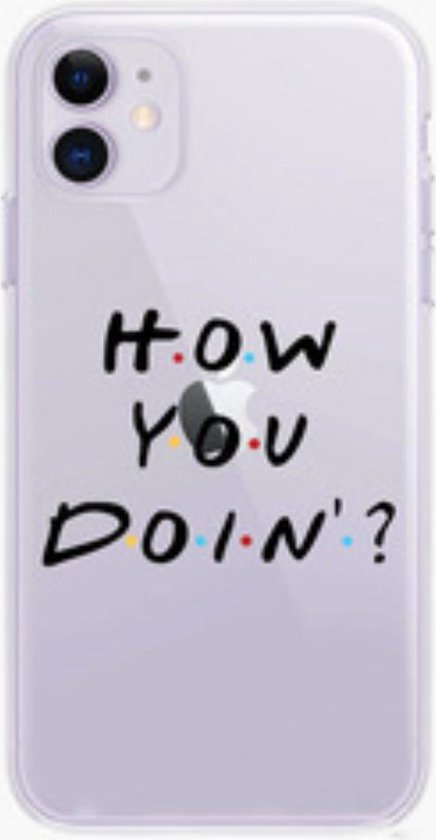 Friends telefoonhoesje Iphone 7 en 8 | How you Doin? | Transparant | Friends  TV-Show... | bol.com