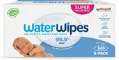 Bol.com WaterWipes Billendoekjes Bio - 9 x 60 stuks - 540 doekjes aanbieding