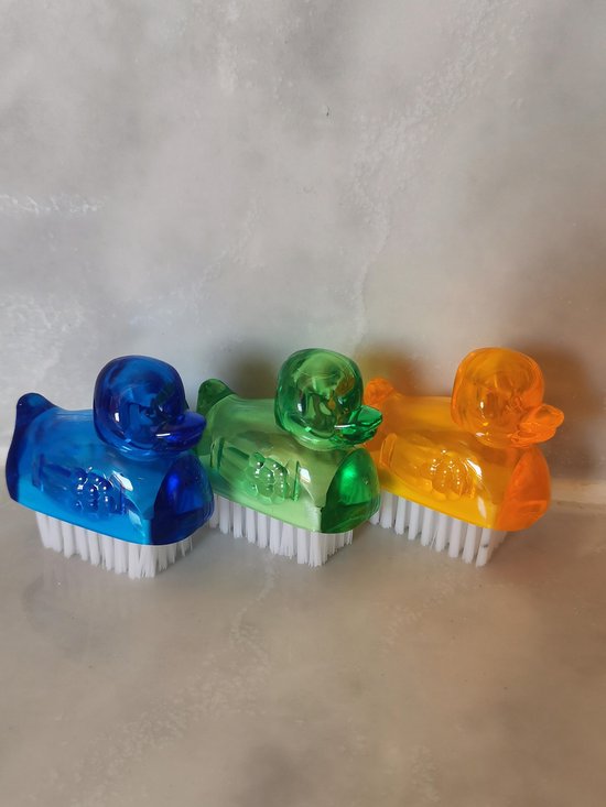 lot de 3 brosses à ongles en forme de canard mignon