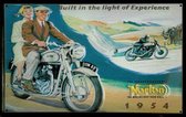 Wandbord Speciaal - Norton 1954 Built In The Light Of Experience
