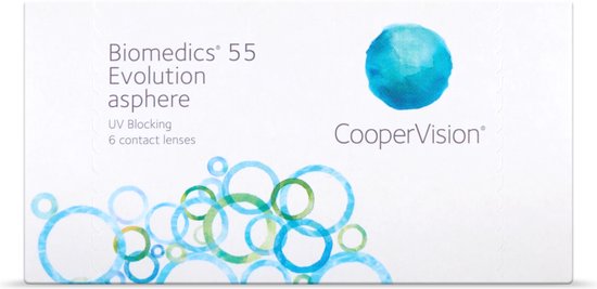 -3.50 - Biomedics® 55 evolution - 6 pack - Maandlenzen - BC 8.60 - Contactlenzen