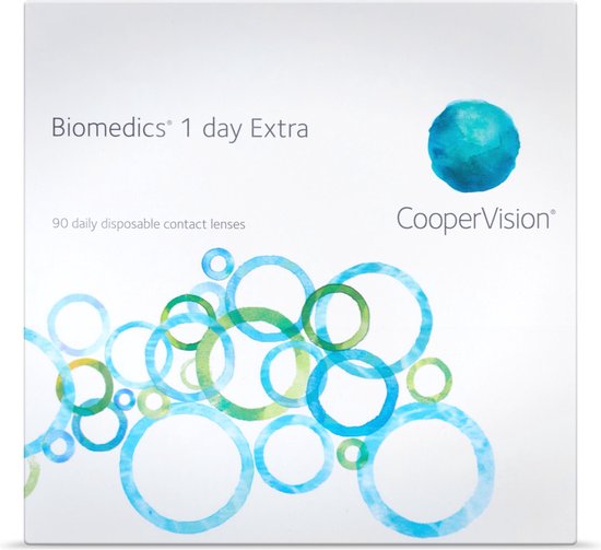 +4.50 - Biomedics® 1 day Extra - 90 pack - Daglenzen - BC 8.80 - Contactlenzen