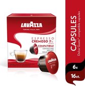 Lavazza Espresso Cremoso Capsules - Geschikt voor Dolce Gusto Apparaat - 6 x 16 stuks