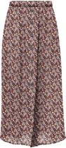 Only Rok Onlnova Life Button Skirt Aop Wvn 8 15222223 Black/viola Dits Dames Maat - W40