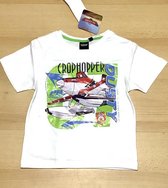 Disney Planes T-shirt - wit - maat 122/128 (8 jaar)