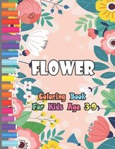 Flower Coloring Book For Kids Age 3-9