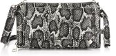 Portemonnee - geldbuidel - tasje - slangenprint - grijs