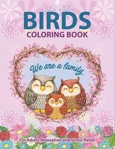Birds Coloring Book For Adults Relaxation and Stress Relief