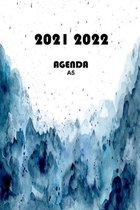 Agenda 2021 2022 A5: Semainier 1 semaine sur deux pages,15 mois de Mai 2021 a Juin 2022, Format A5 (15,24 * 22,86 cm) couleur