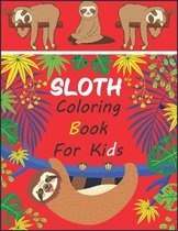 Sloth Coloring Book For Kids