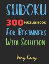 300 Puzzles Book Sudoku for Beginners with Solution Very Easy