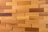 wodewa lambrisering hout 3D look Iroko, geolied 1m² wandpanelen moderne wanddecoratie houten lambrisering houten wand woonkamer keuken slaapkamer