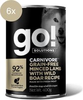 GO! SOLUTIONS CARNIVORE Graanvrij Lamsgehakt met Wild zwijn Recept 6x