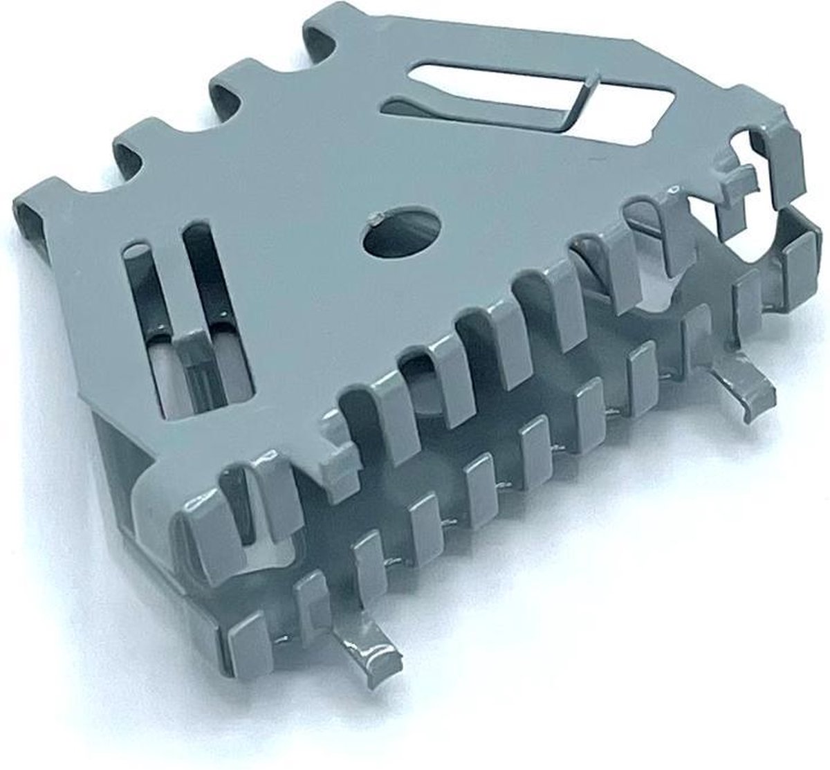 Bijenbekje stootvoegrooster 50mm - RAL 7001 Zilver grijs