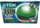 TDK Hi8 MP 90 video tape / LP 180min - SP 90min / Video Camcorder Cassette Tape.