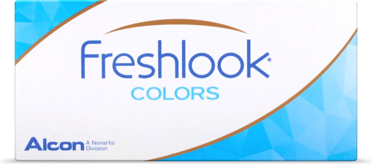 +4.50 - FreshLook® COLORS Blue - 2 pack - Maandlenzen - Kleurlenzen - Blauw