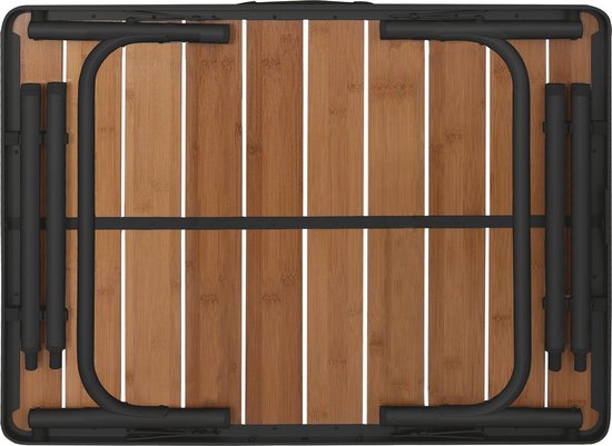 Eurotrail Campingtafel Charelle - 100% Bamboe blad - 75x55x60/26cm van Eurotrail — afbeelding 3