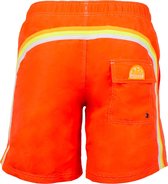 Sundek Elastic Waist 16" Zwembroek - Mannen - oranje - geel - wit