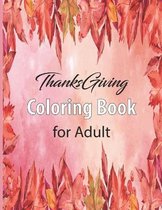 Thanksgiving Coloring Book for Adult