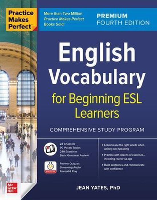 Practice Makes Perfect: English Vocabulary for Beginning ESL ... - cover