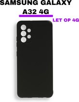HGA Telefoonhoesje - Back Cover - Geschikt Voor Samsung Galaxy A32 4G - Zwart
