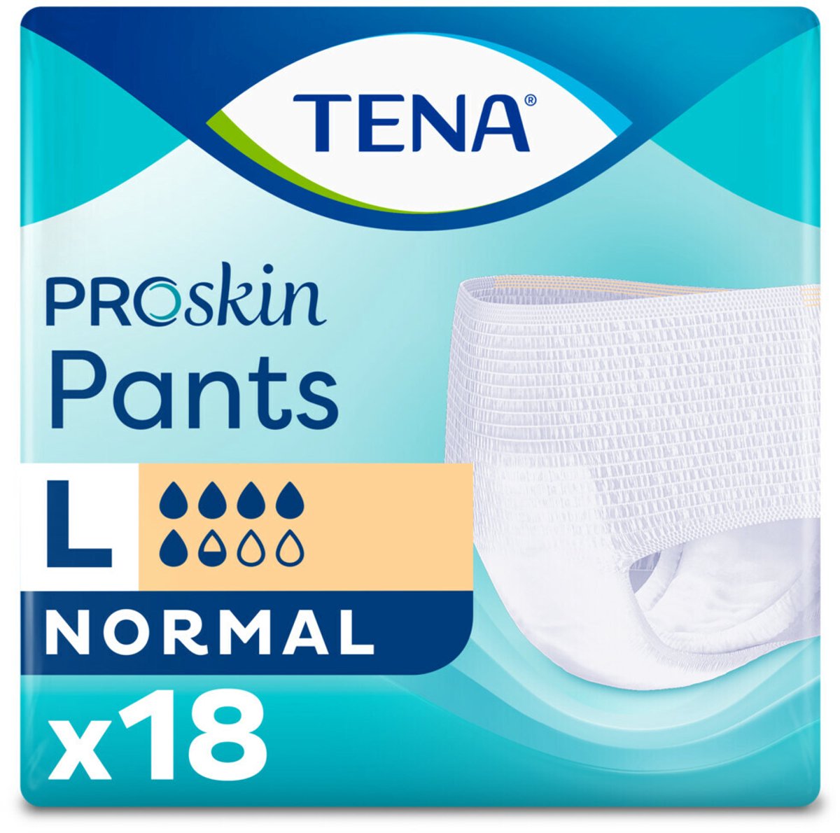 Goedkoopste Tena Proskin Pants Normal Large - 4 pakken van 18 stuks