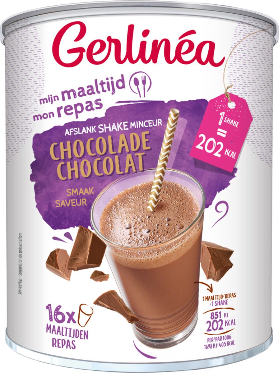 Goedkoopste Gerlinéa Afslank Maaltijdshake Chocolade (pot) (436GR