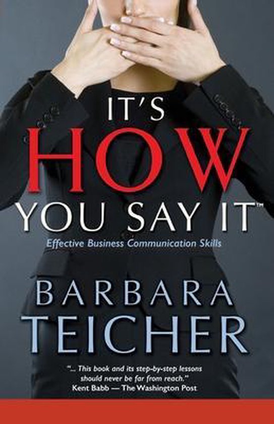 It's HOW You Say It - cover
