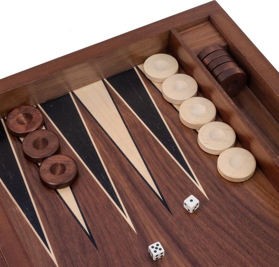 Semus Backgammon Tavla DAMA XXL board games, Turkish tile look