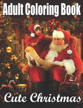 Adult Coloring Book Cute Christmas