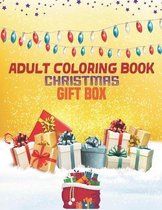 Adult Coloring Book Christmas Gift Box