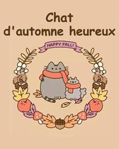 Chat d'automne heureux Happy Fall