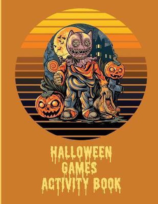 Halloween Games Activity Book For Kids