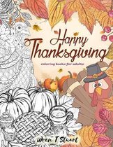 Happy Thanksgiving coloring books for adults