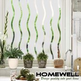 Homewell® Raamfolie Isolerend & Zonwerend - Anti inkijk - Statisch Zelfklevende Plakfolie HR++ Golven 60x200