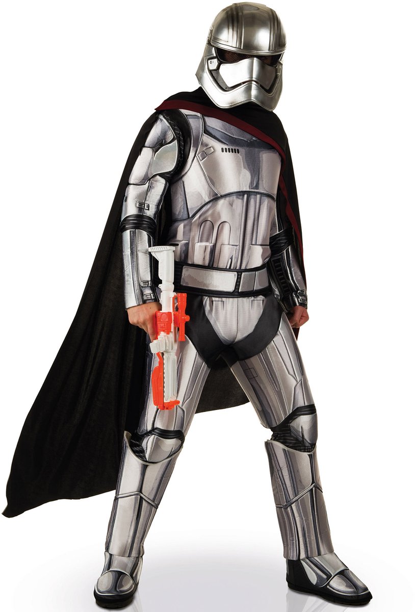 Star Wars VII Luxe Captain Phasma - Kostuum Volwassenen - Maat One size