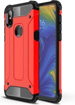 Xiaomi Mi Mix 3 Hoesje - Mobigear - Outdoor Serie - Hard Kunststof Backcover - Rood - Hoesje Geschikt Voor Xiaomi Mi Mix 3